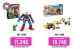 LEGO DC Armadura Robótica de Superman vs. Lex Luthor, LEGO GRU 4: Mi Villano Favorito Minions y Coche Banana