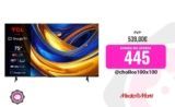 🌟 ¡Disfruta de una experiencia cinematográfica con la TV TCL 75P655 UHD 4K!