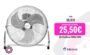 Homely Fresh 1000: ventilador de suelo metálico 100W inclinable