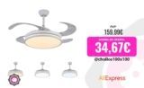 🌬️ Ventilador de techo con luz LED: estilo, frescura y eficiencia en un solo dispositivo