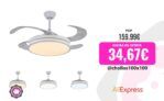 🌬️ Ventilador de techo con luz LED: estilo, frescura y eficiencia en un solo dispositivo
