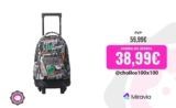 Totto Mochila Escolar con Ruedas Resma: resistencia, comodidad y precio irresistible
