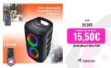 Altavoz Inalámbrico con Subwoofer Portátil para Fiestas y Deportes | Sonido Estéreo 🔊