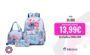 Set de 3 bolsos escolares con estampado de costuras: mochila grande + bolso de mano + bolsa de viaje por 13,99€ 🎒✨