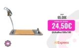 Jamonero IBERIA Luxe WELLHOME con cabezal giratorio: precisión y estilo para cortar jamón en casa
