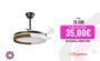 Ventilador de Techo Hola LED 42″ | Motor DC silencioso con mando
