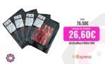 Jamón de Bellota 100% Ibérico (Pack 4 × 100 g): sabor auténtico en formato listo para disfrutar 🐖✨