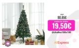 🎄 HOMCOM Árbol de Navidad Artificial 150 cm: Naturaleza y magia en tu salón