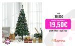🎄 HOMCOM Árbol de Navidad Artificial 150 cm: Naturaleza y magia en tu salón