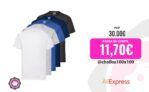 Pack de 5 Camisetas Fruit Of The Loom Original: Suavidad y Comodidad Garantizadas 👕