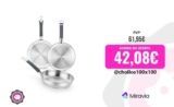 BRA Master: el set de sartenes de acero inoxidable 18/10 ideal para cocinar sin tóxicos 🍳