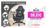 🪑🎮 Silla para juegos Kitinjoy de gamuza natural: comodidad y diseño ergonómico para largas sesiones