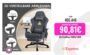 🪑🎮 Silla para juegos Kitinjoy de gamuza natural: comodidad y diseño ergonómico para largas sesiones