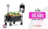 🛒 DASCK Carro Plegable 120 kg: resistencia, comodidad y versatilidad en cada uso