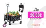 🛒 DASCK Carro Plegable 120 kg: resistencia, comodidad y versatilidad en cada uso