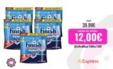 ✨ Finish Power All in 1 – 100 Pastillas para un Lavado Impecable 🍽