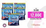 ✨ Finish Power All in 1 – 100 Pastillas para un Lavado Impecable 🍽