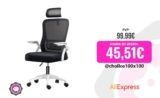 Silla de Oficina Gaming Ergonómica con Soporte Lumbar y Reposacabezas 🎮💺