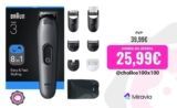✂️ Cortapelos Braun Series 3 All-in-One: el kit ideal para cuidar tu cabello y barba en casa