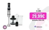 🥄 Batidora de Mano Mellerware Spiro 1000W: Potencia, Versatilidad y Precio Imbatible