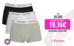 👖 Calvin Klein Pack 3 Boxers Low Rise Trunks U2664G: comodidad premium para tu día a día