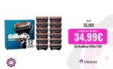 🪒 Gillette Proglide Pack de 12 Recambios: Afeitado Preciso, Suave y Duradero