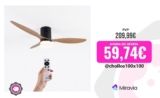 Ventilador de Techo Negro Jocca: Diseño, Confort y Eficiencia para tu Hogar 🌀