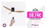 Ventilador de Techo Negro Jocca: Diseño, Confort y Eficiencia para tu Hogar 🌀