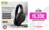 Auriculares Acer OHR205: Sonido potente y conectividad multipunto para el hogar y la oficina 🎧✨