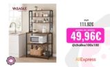 Organiza tu Espacio con la Estantería de Cocina VASAGLE de Estilo Industrial 🏺
