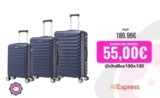 Cómo Elegir el Equipaje Perfecto: Reseña del Conjunto de Maletas de Viaje Elegantes de ABS