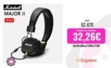 🎧 Marshall Major II: Auriculares con graves profundos para música y gaming