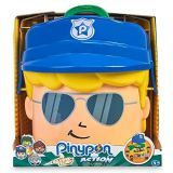 Pinypon Action – Contenedor de Policía y Monstruos, cabeza de Pinypon grande