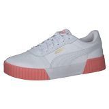 PUMA Carina 2.0, Zapatillas Mujer, Puma White/Hibiscus Flower/Puma Gold, 40 EU