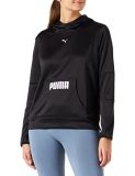 PUMA Train All Day Hoodie Sudadera, Mujer, Black, L