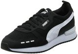 PUMA Unisex Adults Fashion Shoes R78 Trainers  Sneakers, PUMA BLACK-PUMA WHITE, 43