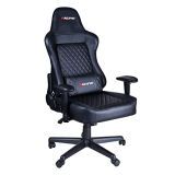Racing Omega M7-BK – Silla Gaming Ergonómica con Reposabrazos, Reposacabezas y Altura Ajustable