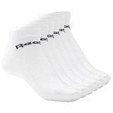 Reebok Active Core 6 Pairs Low-Cut Calcetines, Unisex Adulto, White, S