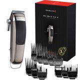 Remington Máquina de Cortar Pelo Heritage – Cortapelos Profesional Inalámbrico, 60 min Autonomía, Batería de Litio, Gris – HC9100