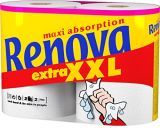 Renova Rollos de Cocina Maxi Absorption Extra XXL, 2 rollos Tamaño XXL estándar, Papel Certificado FSC