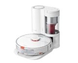 Roborock S7+ – Robot Aspirador y estación de aspiración (2500 Pa, depósito de Polvo de 470 ml, depósito de Agua de 300 ml, tecnología de elevación de Sonido, Control por aplicación/Voz), Color Blanco