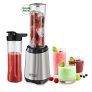 Russell Hobbs Mix  Go – Batidora de Vaso de Mano (300 W, Acero Inoxidable, Plata y Negro, 2 Vasos)