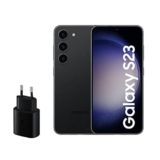 SAMSUNG Galaxy S23, 256GB + Cargador de 45W – Smartphone Android, garantia De tres años del fabricante, Batería de 3900 mAh, Smartphone Desbloqueado, Color Negro (Versión Española)