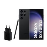 SAMSUNG Galaxy S23 Ultra, 256GB + Cargador de 45W – Smartphone Android, Batería de 5000 mAh, Smartphone Desbloqueado, Color Negro (Versión Española)