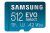 Samsung MB-ME512KA/EU EVO Select – Tarjeta de memoria microSDXC UHS-I U3 de 512 GB, 130 MB/s, Full HD y 4K UHD, incluida Adaptador SD, Azul