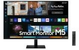 Samsung S32BM502 – Monitor de 32″ Full HD (1920 x 1080, VA, Smart TV, HDMI, Bluetooth, AirPlay, WiFi, Office 365, 16:9, 60Hz, Dex Inalámbrico, Altavoces Integrados, Hub IoT), negro