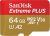 Tarjeta SanDisk Extreme Plus de 64GB con adaptador a excelente precio