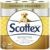 Scottex Papel Higiénico Sensitive 42 rollos con 3 capas cuidado delicado gracias al toque de leche de almendras (7 packs de 6 rollos)