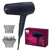 Secador de pelo de la serie 5000 de Philips con tecnología ThermoShield, 3 posiciones de calor y 2 de velocidad