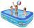 Siebwin Piscina Infantil, Piscina Hinchable Niños y Familia 205x145x50cm 3 Capas Engrosada Piscina de Jardín